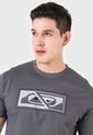 Camiseta Gris-Blanco-Negro Quiksilver de Quiksilver