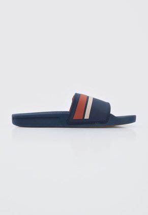 Playera Azul-Terracota-Beige Quiksilver Rivi Slide Adjust