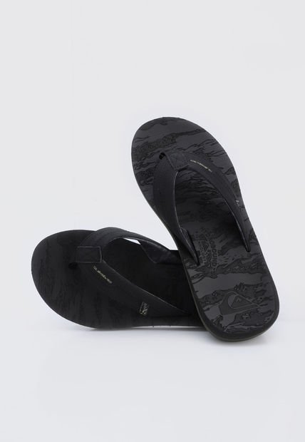 Playera Negro-Verde-Café Quiksilver Island  Oasis Squish