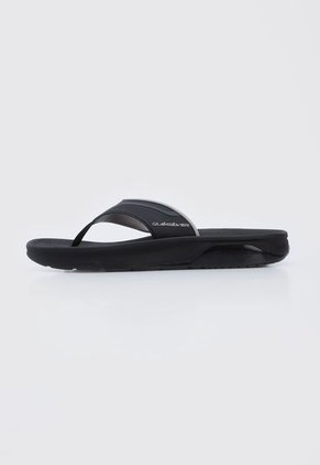 Playera Negro-Gris Quiksilver Mathodic Recovery Sandal