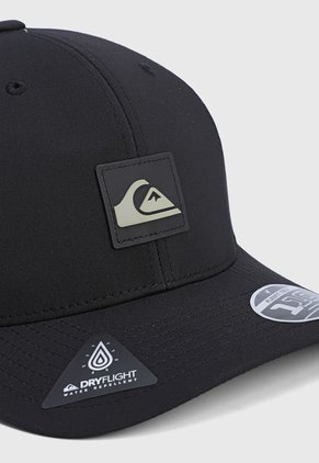 Gorra Negro Quiksilver Mens Adapted Flexfit Cap