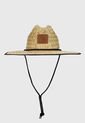 Sombrero  Beige-Gris-Negro Quiksilver Straw Lifeguard Hat for Men de Quiksilver