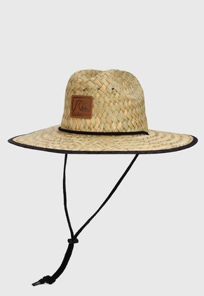 Sombrero  Beige-Gris-Negro Quiksilver Straw Lifeguard Hat for Men