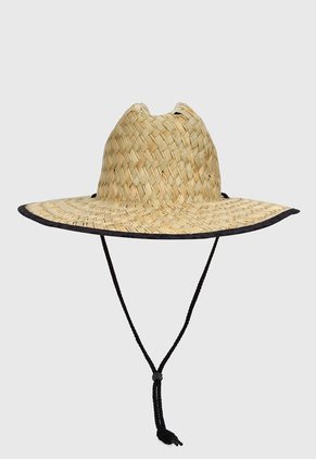 Sombrero  Beige-Gris-Negro Quiksilver Straw Lifeguard Hat for Men