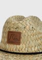 Sombrero  Beige-Gris-Negro Quiksilver Straw Lifeguard Hat for Men de Quiksilver