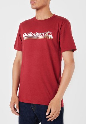 Camiseta Vinotinto-Blanco-Amarillo Quiksilver