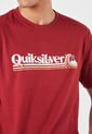 Camiseta Vinotinto-Blanco-Amarillo Quiksilver de Quiksilver