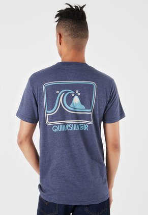 Camiseta Azul-Gris Quiksilver