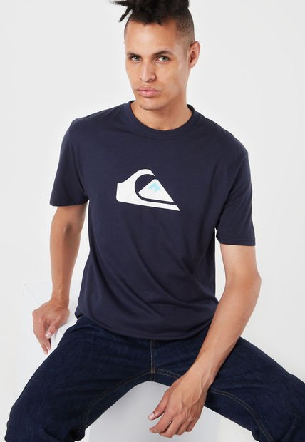 Camiseta Azul-Blanco-Celeste Quiksilver
