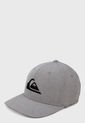 Gorra Gris-Negro Quiksilver Mens Amped Up Flexfit Cap de Quiksilver