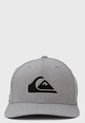 Gorra Gris-Negro Quiksilver Mens Amped Up Flexfit Cap de Quiksilver