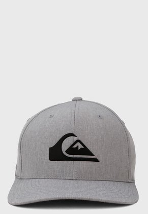 Gorra Gris-Negro Quiksilver Mens Amped Up Flexfit Cap
