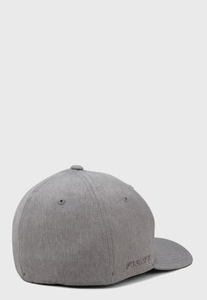 Gorra Gris-Negro Quiksilver Mens Amped Up Flexfit Cap
