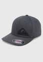 Gorra Gris-Negro Quiksilver Final Flexfit Hat de Quiksilver