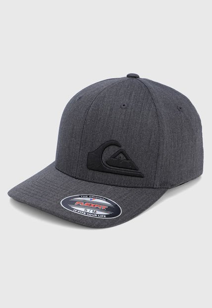 Gorra Gris-Negro Quiksilver Final Flexfit Hat