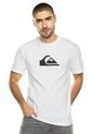 Camiseta Blanca Quiksilver Comp Logo Mto de Quiksilver