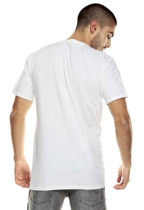 Camiseta Blanca Quiksilver Comp Logo Mto