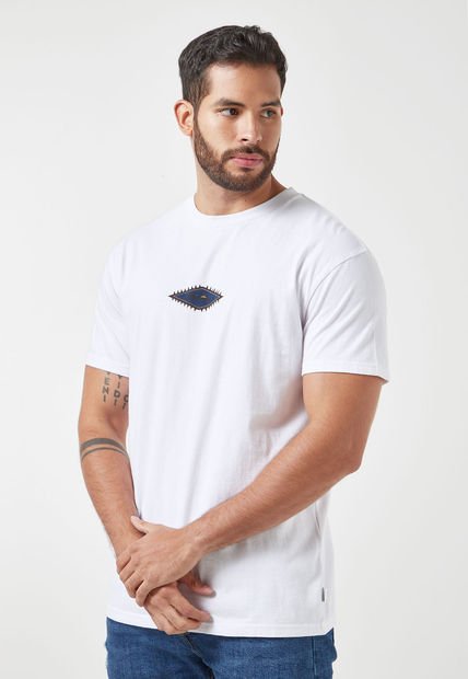 Camiseta Blanco-Café-Negro-Azul Quiksilver Mikey Wright
