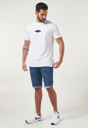 Camiseta Blanco-Café-Negro-Azul Quiksilver Mikey Wright