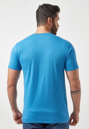 Camiseta Azul-Blanco Quiksilver Comp Logo