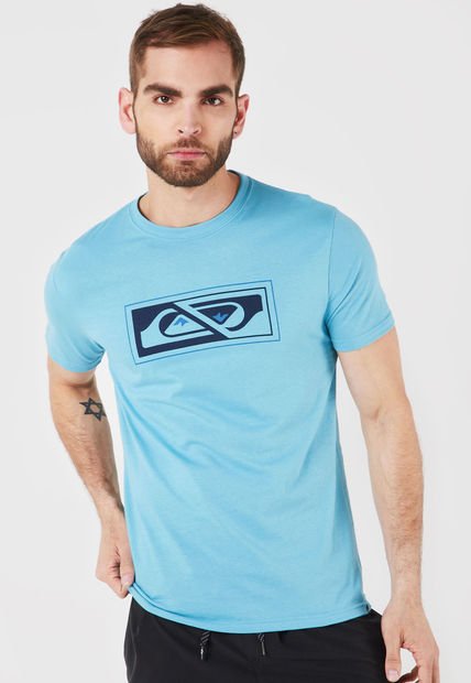 Camiseta Celeste-Azul Quiksilver