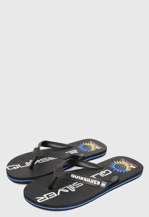 Playera Negro-Multicolor Quiksilver Molokai