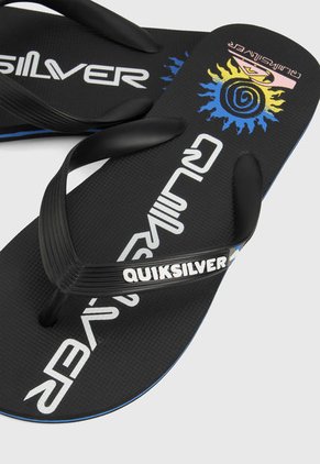 Playera Negro-Multicolor Quiksilver Molokai
