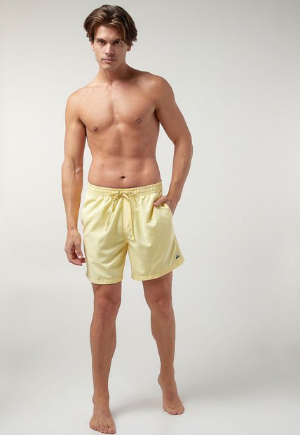 Pantaloneta Amarillo Pastel-Negro Quiksilver