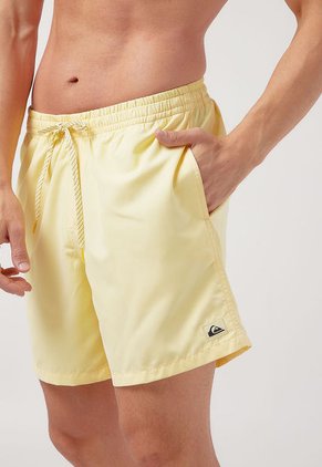 Pantaloneta Amarillo Pastel-Negro Quiksilver