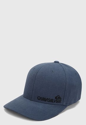 Gorra Azul Quiksilver Sidestay Flexfit