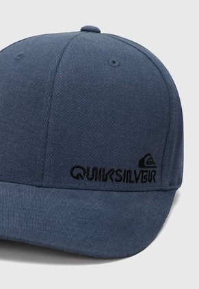 Gorra Azul Quiksilver Sidestay Flexfit