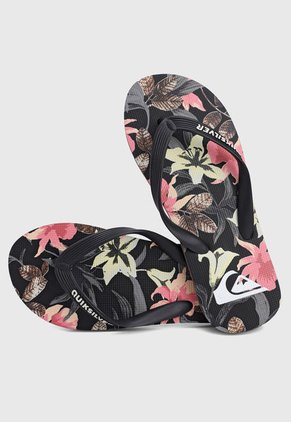 Playera Negro-Multicolor Quiksilver