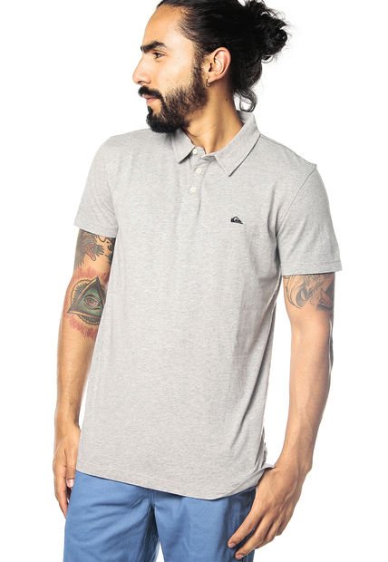 Camiseta Polo Gris Claro Quiksilver  EVERYDSUNCRUISE M KTTP SGRH