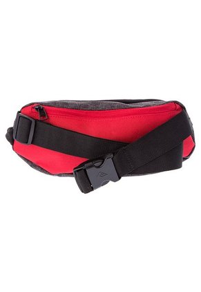 Canguro Gris-Negro-Rojo Quiksilver