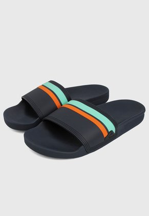 Playera Azul Quiksilver Rivi Slide