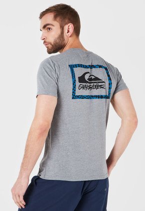 Camiseta Gris-Azul-Negro Quiksilver