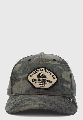 Gorra Negro-Blanco-Rojo Quiksilver Beakers