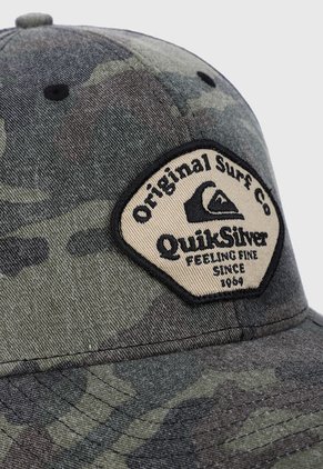 Gorra Negro-Blanco-Rojo Quiksilver Beakers