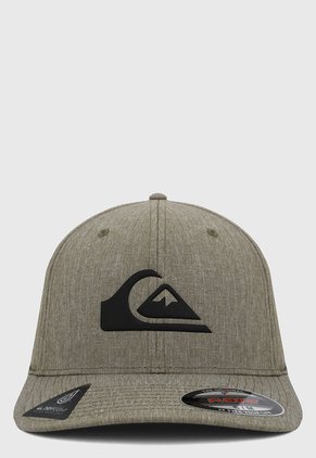 Gorra Beige-Negro Quiksilver Mens Amped Up Flexfit Cap