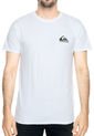 Camiseta Blanco-Negro-Verde Quiksilver Omni Logo Mto de Quiksilver