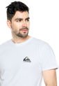 Camiseta Blanco-Negro-Verde Quiksilver Omni Logo Mto de Quiksilver