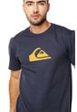 Camiseta Azul Oscuro Quiksilver Comp Logo Mt0 de Quiksilver