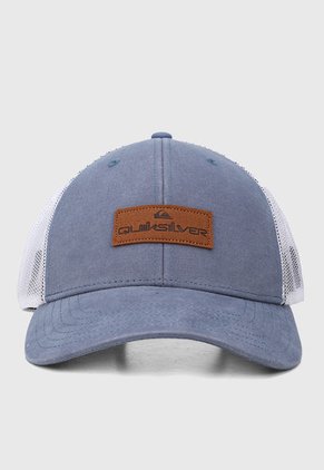 Gorra Azul Grisáceo-Blanco-Café Quiksilver Down The Hatch