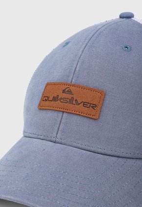 Gorra Azul Grisáceo-Blanco-Café Quiksilver Down The Hatch