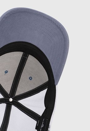 Gorra Azul Grisáceo-Blanco-Café Quiksilver Down The Hatch