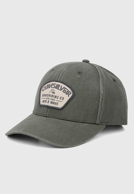 Gorra Verde Oliva-Beige Quiksilver Unbounded