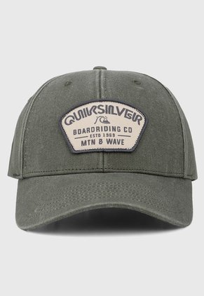 Gorra Verde Oliva-Beige Quiksilver Unbounded