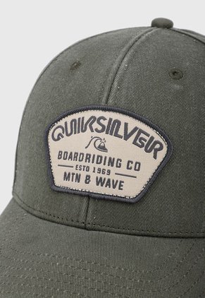 Gorra Verde Oliva-Beige Quiksilver Unbounded