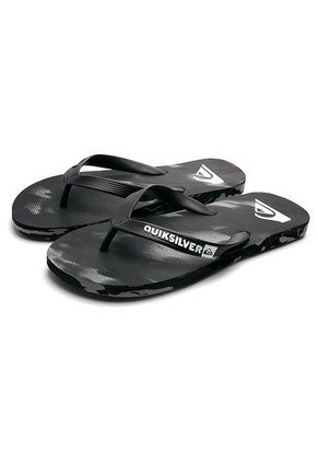 Playera Negro-Blanco Quiksilver Molokai Marled