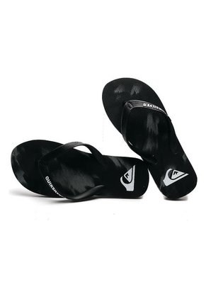 Playera Negro-Blanco Quiksilver Molokai Marled